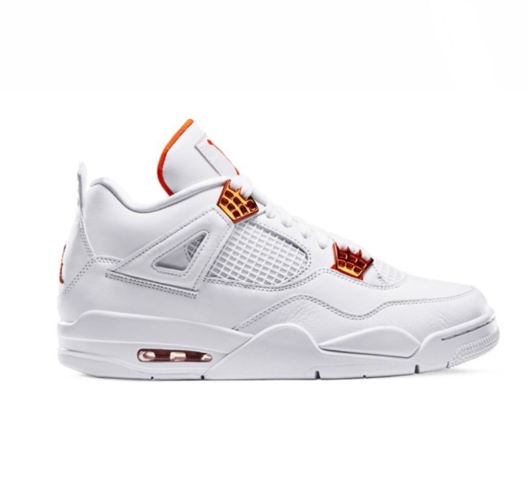 AIR JORDAN 4 Retro METALLIC ORANGE - high-performance athletic footwear in Orange with advanced cushioning