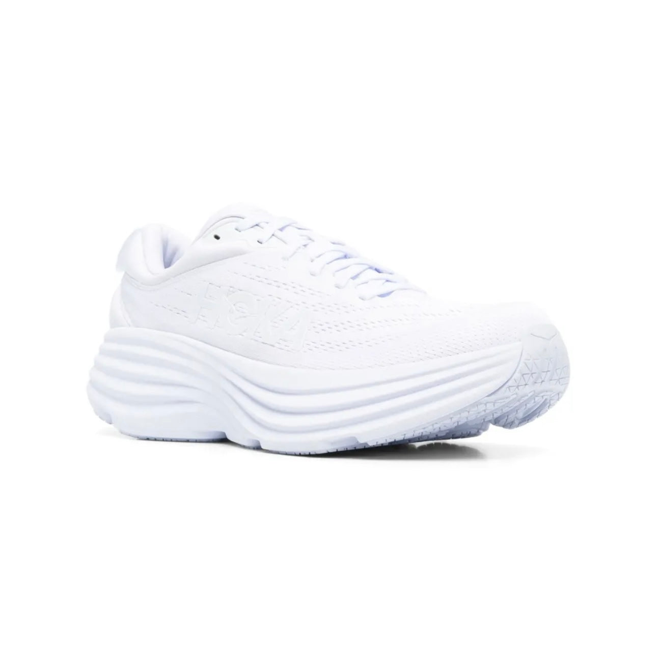HOKA Bondi 8 White - high-performance athletic footwear in White with advanced cushioning