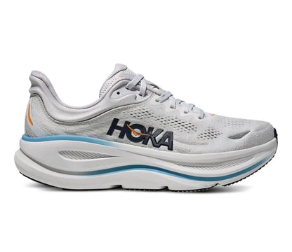 Hoka Bondi 9 Grey Light Blue - high-performance athletic footwear in Blue with advanced cushioning