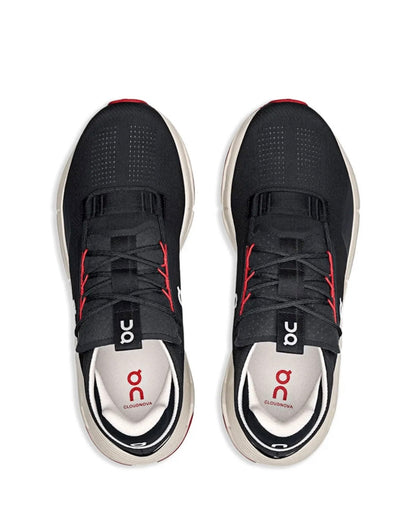 On Cloud Black Cream Red - high-performance athletic footwear in Black with advanced cushioning