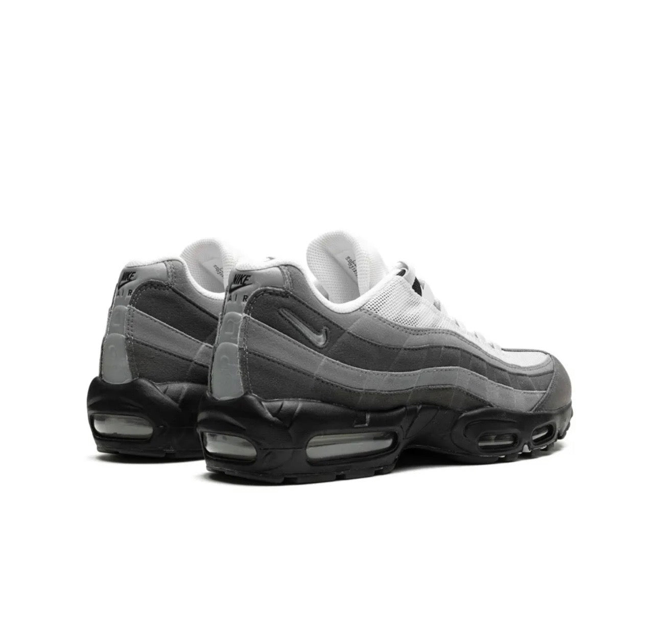 Nike air Vapormax 95·grey white - high-performance athletic footwear in White with advanced cushioning