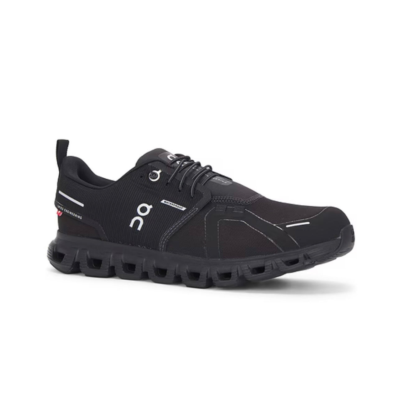 On Cloud 5.0 Black - high-performance athletic footwear in Black with advanced cushioning