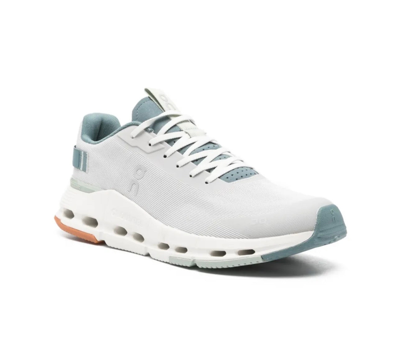 On Cloudnova Grey Green - high-performance athletic footwear in Green with advanced cushioning