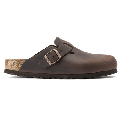 Birkenstock Boston leather oiled habana