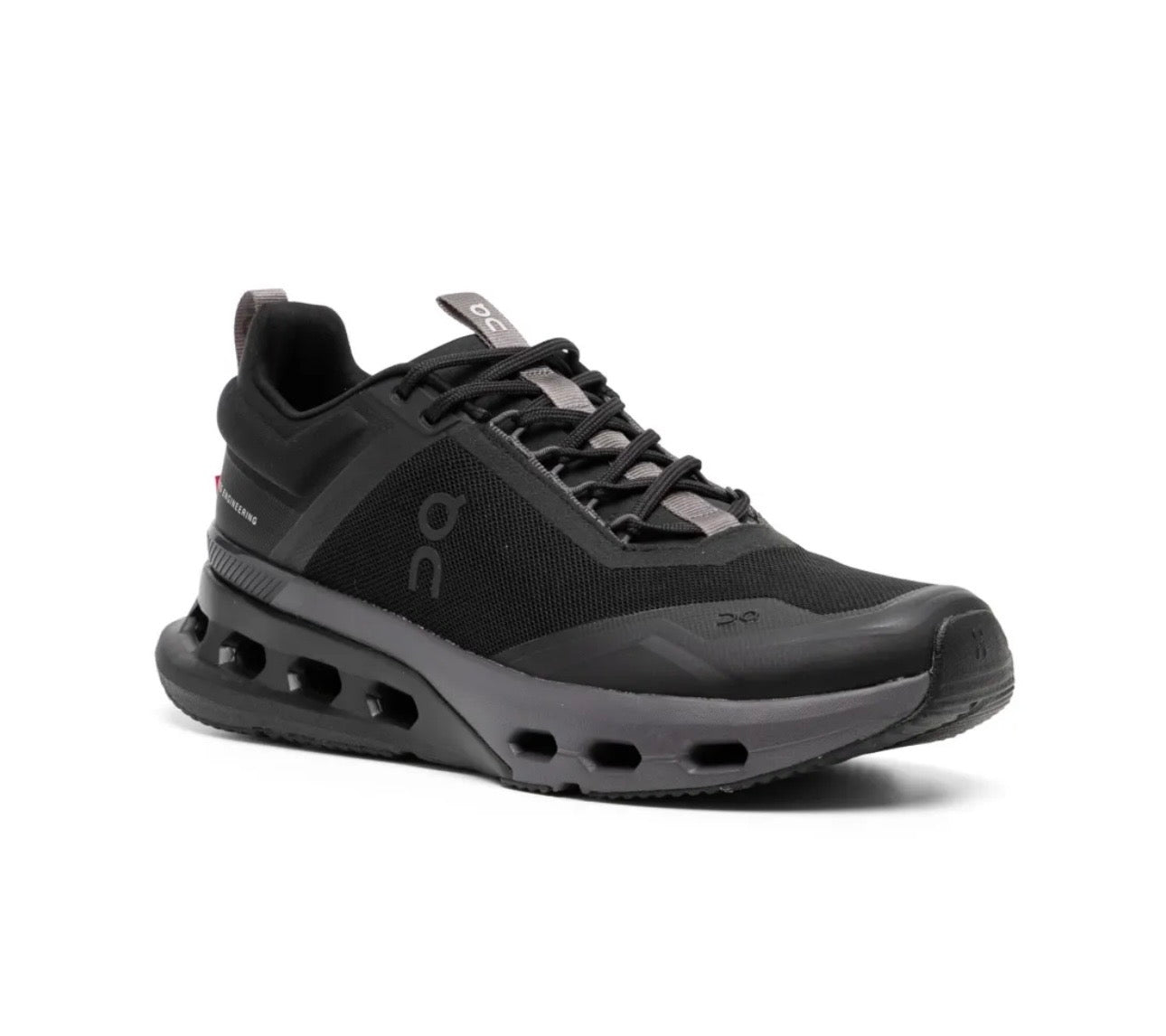 On Cloudnova Black - high-performance athletic footwear in Black with advanced cushioning