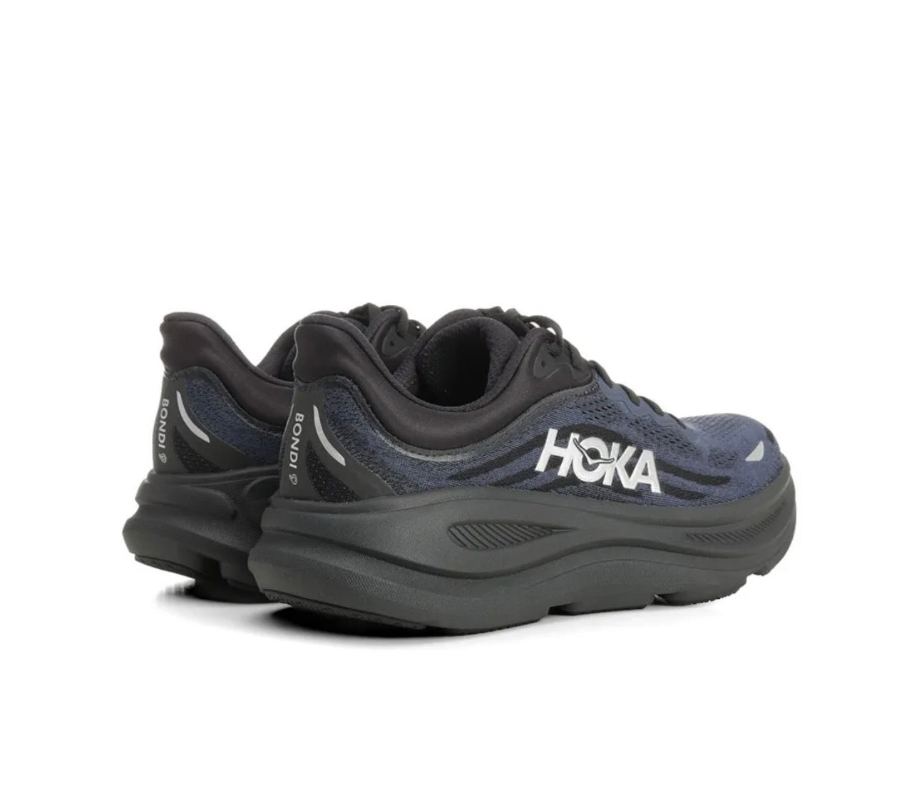 Hoka Bondi 9 Dark Blue - high-performance athletic footwear in Blue with advanced cushioning
