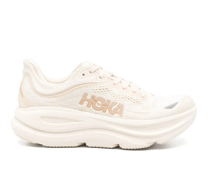 Hoka Bondi 9 Cream - high-performance athletic footwear with advanced cushioning