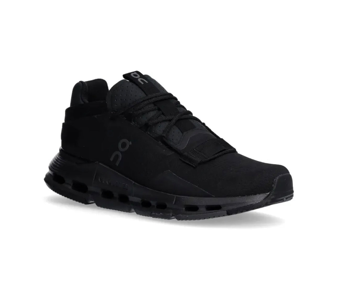 On Cloudnova Black - high-performance athletic footwear in Black with advanced cushioning
