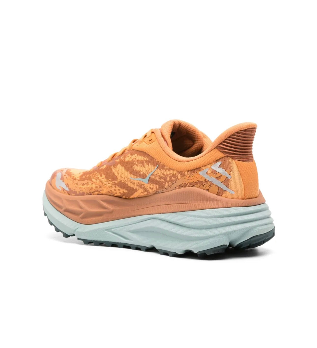 HOKA Bondi 8 Orange Blue - high-performance athletic footwear in Blue with advanced cushioning