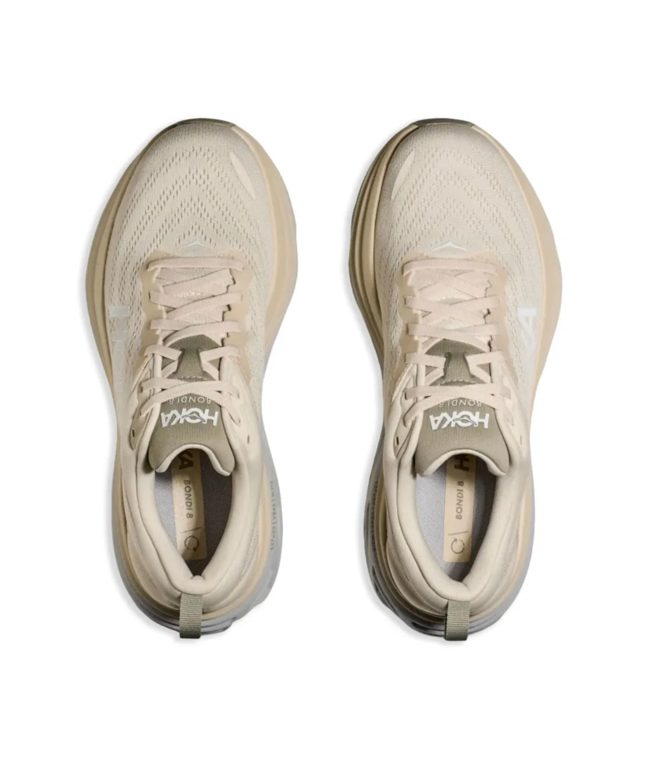 HOKA Bondi 9 Cream - high-performance athletic footwear with advanced cushioning