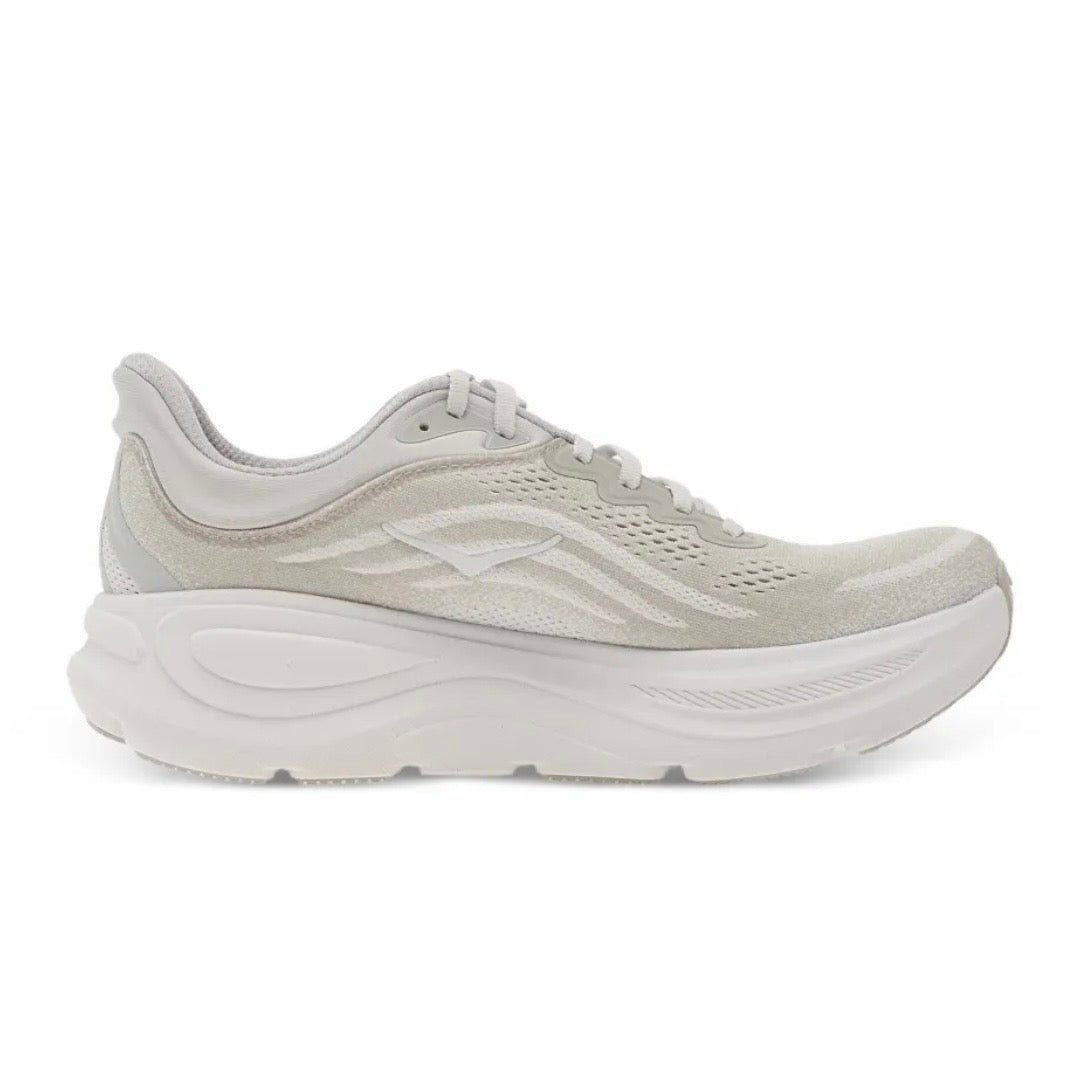 Hoka Bondi 9 Light Grey - high-performance athletic footwear in Grey with advanced cushioning