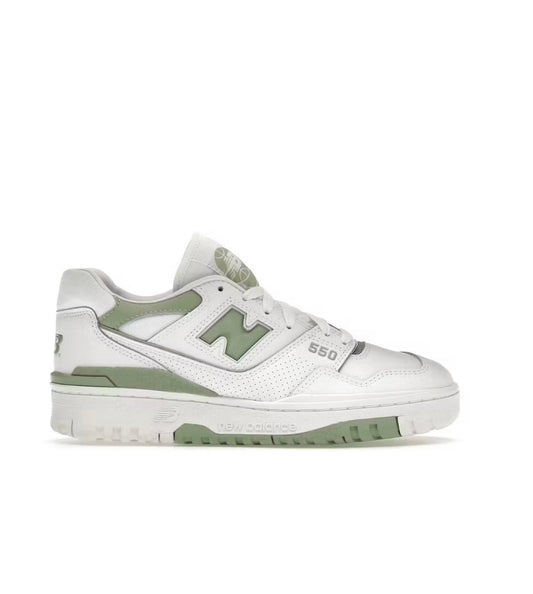 New Balance 550 WHITE MINT GREEN - high-performance athletic footwear in White with advanced cushioning
