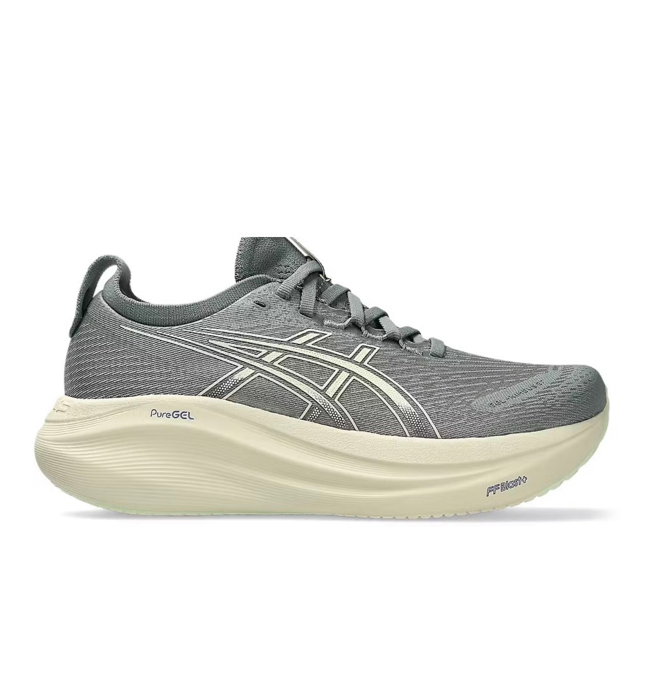 Asics Nimbus 27 Grey - high-performance athletic footwear in Grey with advanced cushioning