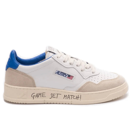 Autry White Gray Blue “GAME SET MATCH” high-performance athletic footwear Gray