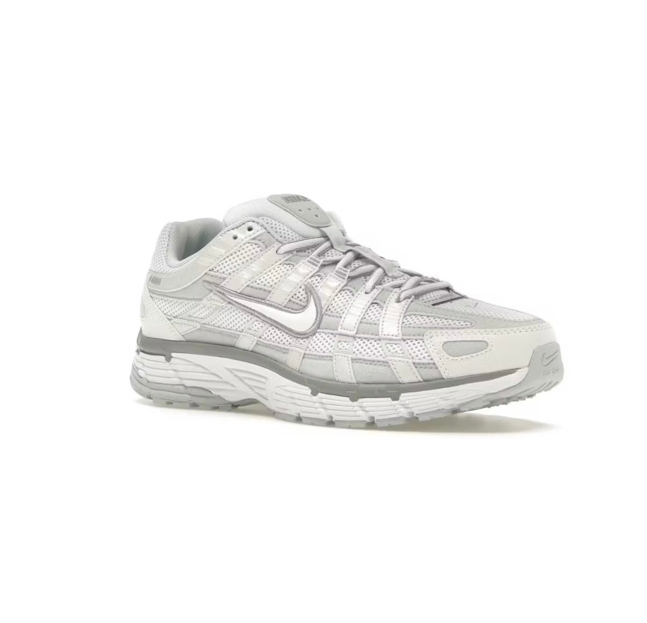 Nike P6000 white gray high-performance athletic footwear Gray