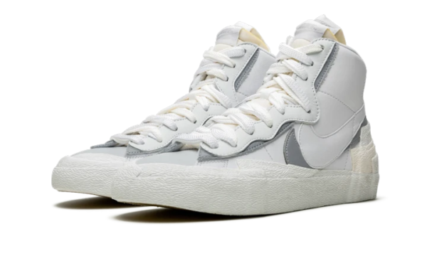 Nike Blazer Mid Sacai White Grey - high-performance athletic footwear in White with advanced cushioning